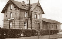 Bahnhof um 1940