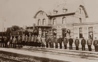 Bahnhof um 1906
